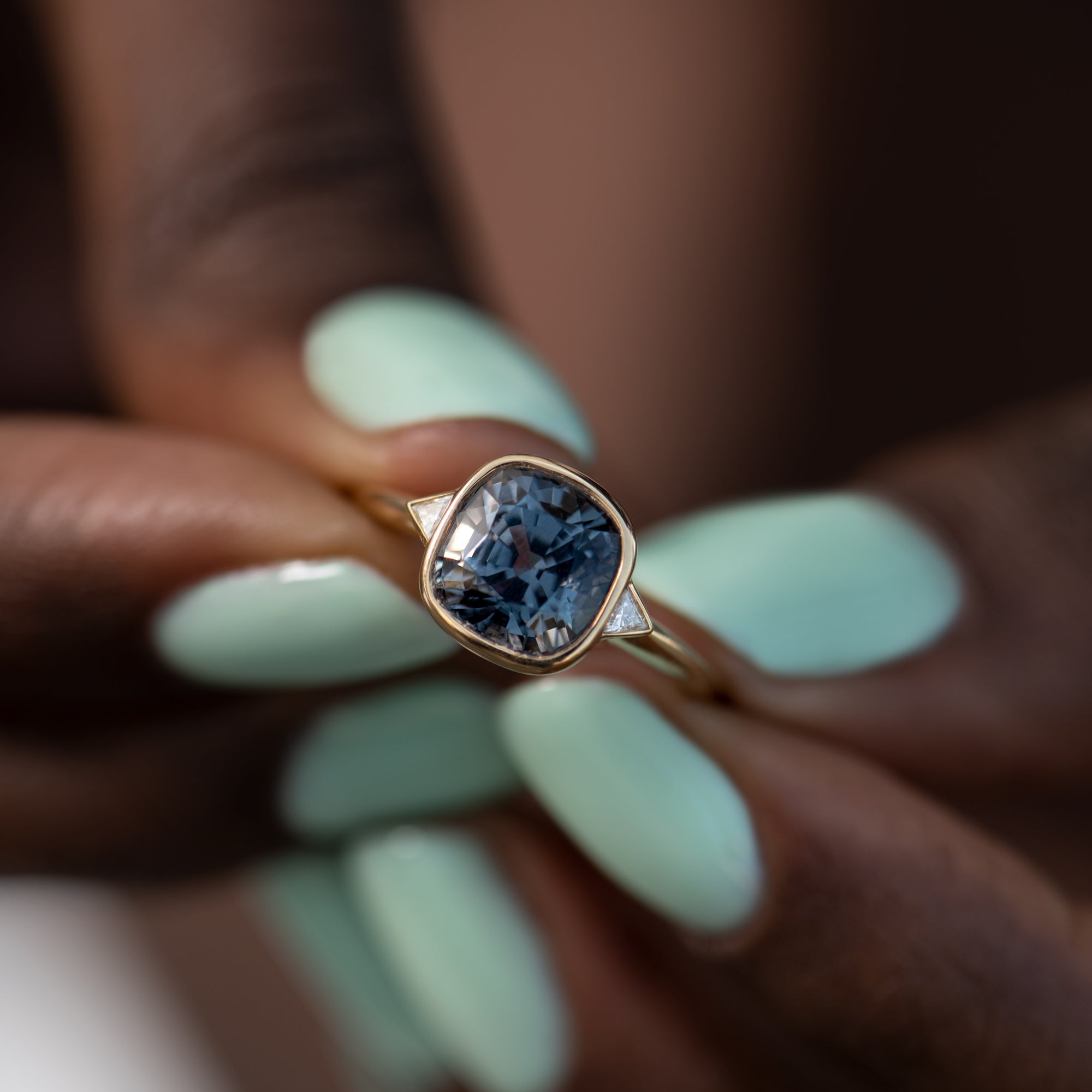 Black Diamond Engagement Rings | Point No Point Studio